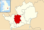 St Albans UK locator map